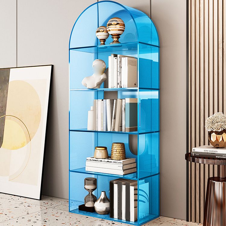 Glam Standard Acryl Bookshelf Gesloten Back -boekenkast met planken