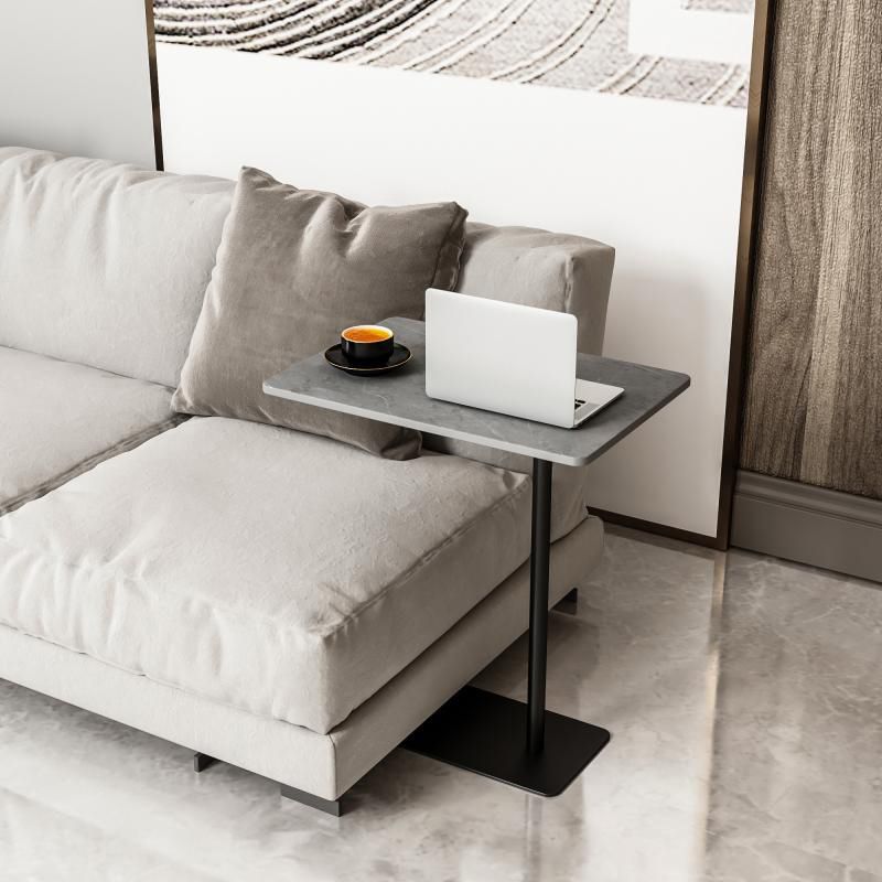 Rectangular Pedestal Stone Side Table 18.9" W x 12.99" D End Table Clearhalo 'Coffee & Accent Tables' 'End & Side Tables' 'end_side_table' 'end_side_tables' 'furn' 'furn_end_side_tables' 'Furniture' 'furniture_end_side_table' 'Living Room Furniture' 1200x1200_c4fc913c-1a77-4514-a973-73457784f1eb