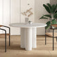 Contemporary Sintered Stone Dining Table Round Dinner Room Table with Pedestal Base Clearhalo 'Dining Tables & Seating' 'Dining Tables' 'dining_table' 'Furniture' 'furniture_dining_table' 'Kitchen & Dining Furniture' 'kitchen' 'kitchen_dining_table' 1200x1200_c4fcdf3a-553e-4bc2-9702-1585e2aec727