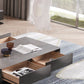 Block Slate Coffee Table No Distressing Rectangle Single Coffee Table with Drawers Clearhalo 'Coffee & Accent Tables' 'Coffee Tables' 'coffee_tables' 'furn' 'furn_coffee_tables' 'Furniture' 'Living Room Furniture' 1200x1200_c4fd6b11-75c0-4dd3-beaf-8cd712122c3e