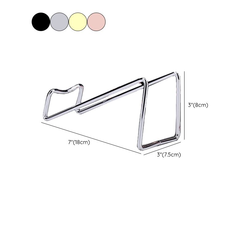 Metal Modern Wine Holder Tabletop Wine Bottle & Glass Rack in Silver/ Gold/ Black