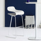 Backrest Armless Counter Stool Modern Iron Bar Stool with Plastic Cushion Clearhalo 'Bar Furniture' 'Bar Stools' 'bar_stools' 'furn' 'furn_bar_stools' 'Furniture' 'Kitchen & Dining Furniture' 1200x1200_c4fe409e-1150-40e4-8907-aa3eaff4f631