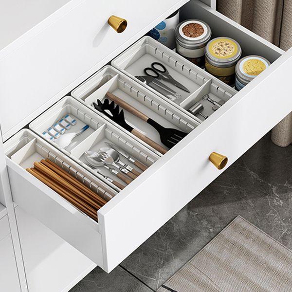 Modern Solid Wood Sideboard Table 1-Drawer Sideboard in Gray Clearhalo 'buffet_sideboard' 'Buffets & Sideboards' 'furn' 'furn_buffet_sideboard' 'Furniture' 'furniture_buffet_sideboard' 'Kitchen & Dining Furniture' 1200x1200_c50185ee-3743-4ebf-a30e-4a110a16441b