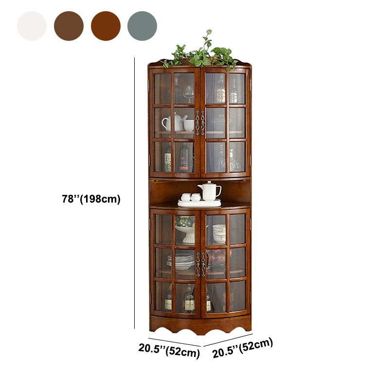 Contemporary Side Board Rubber Wood Door Sideboard for Dining Room Clearhalo 'buffet_sideboard' 'Buffets & Sideboards' 'furn' 'furn_buffet_sideboard' 'Furniture' 'Kitchen & Dining Furniture' 1200x1200_c502c558-6602-459f-bddc-52fd45d777bb