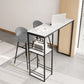 Modern Style Rectangle Sintered Stone Table Bar Counter Table for Home Clearhalo 'Bar Furniture' 'Bar Tables' 'bar_tables' 'furn' 'furn_bar_tables' 'Furniture' 'furniture_bar_tables' 'Kitchen & Dining Furniture' 1200x1200_c507becc-cbb4-4ab6-9c91-9542d85f85d0