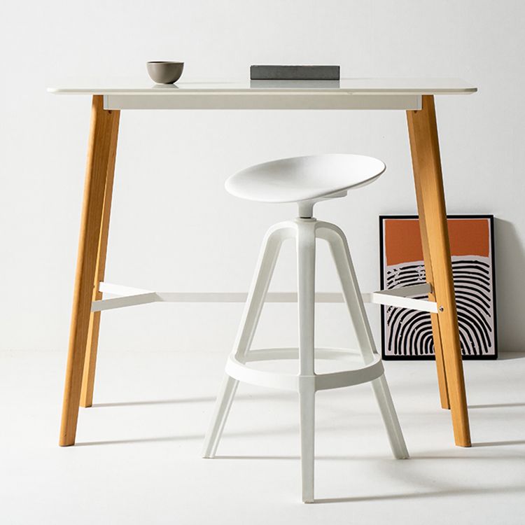 Low Back Plastic Swivel Bar Stool Industrial Armless Stool for Living Room Clearhalo 'Bar Furniture' 'Bar Stools' 'bar_stools' 'furn' 'furn_bar_stools' 'Furniture' 'Kitchen & Dining Furniture' 1200x1200_c50dd51b-d6eb-4da7-885d-16869e4f9d53
