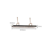 Glam Hanging Wine Rack Kitchen Metal Wine Bottle & Glass Rack