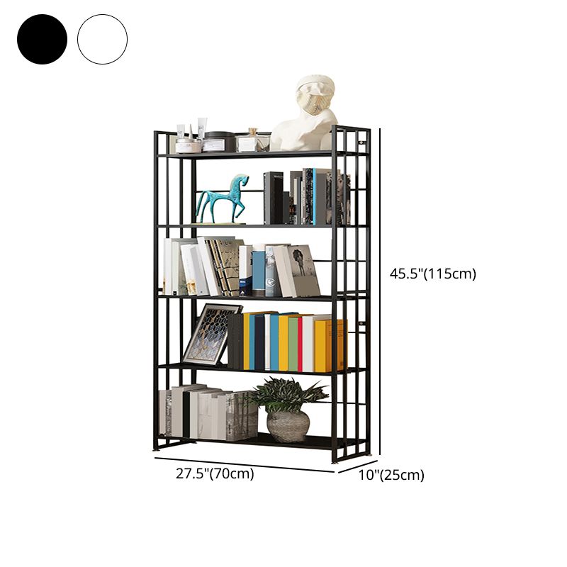 9.84"W Bookshelf Contemporary Style Open Back Bookcase for Home Office Clearhalo 'Bookcases' 'furn' 'furn_bookcases' 'Furniture' 'furniture_bookcases' 'Office Furniture' 1200x1200_c50f2595-ad2a-470d-a2a3-fd7076588e77