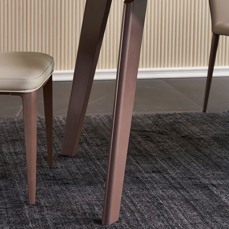 Contemporary 1/4/5 Pieces Dining Set Sintered Stone Dining Room Set Clearhalo 'Dining Room Sets' 'Dining Tables & Seating' 'dining_room_set' 'furn' 'furn_dining_room_set' 'Furniture' 'furniture_dining_room_set' 'Kitchen & Dining Furniture' 'kitchen&dining_furn' 'kitchen' 1200x1200_c50f7fdd-64e5-40e3-a472-567a4d9a7895