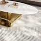 Stainless Steel Abstract Base Cocktail Table Glam Slate Top Coffee Table Clearhalo 'Coffee & Accent Tables' 'Coffee Tables' 'coffee_tables' 'furn' 'furn_coffee_tables' 'Furniture' 'Living Room Furniture' 1200x1200_c51268e9-bbea-4437-af73-a7cb4d76b4f3