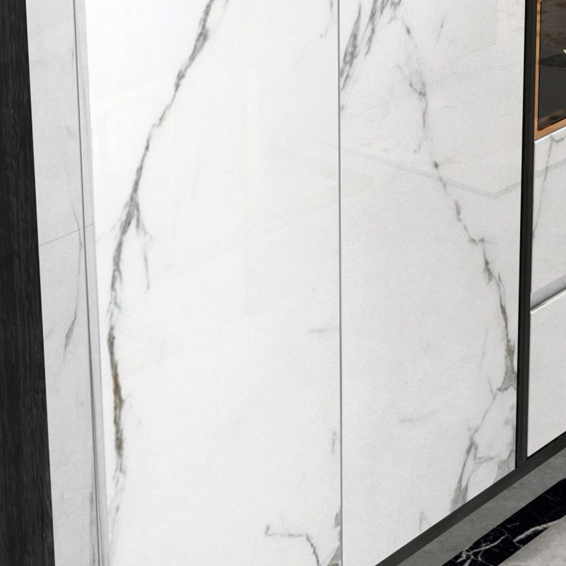 Glam Cabinets Dining Buffet 2-Drawer Glass Doors Buffet Sideboard Clearhalo 'buffet_sideboard' 'Buffets & Sideboards' 'furn' 'furn_buffet_sideboard' 'Furniture' 'Kitchen & Dining Furniture' 1200x1200_c513f04d-57e8-4e6d-941a-1591308bde00