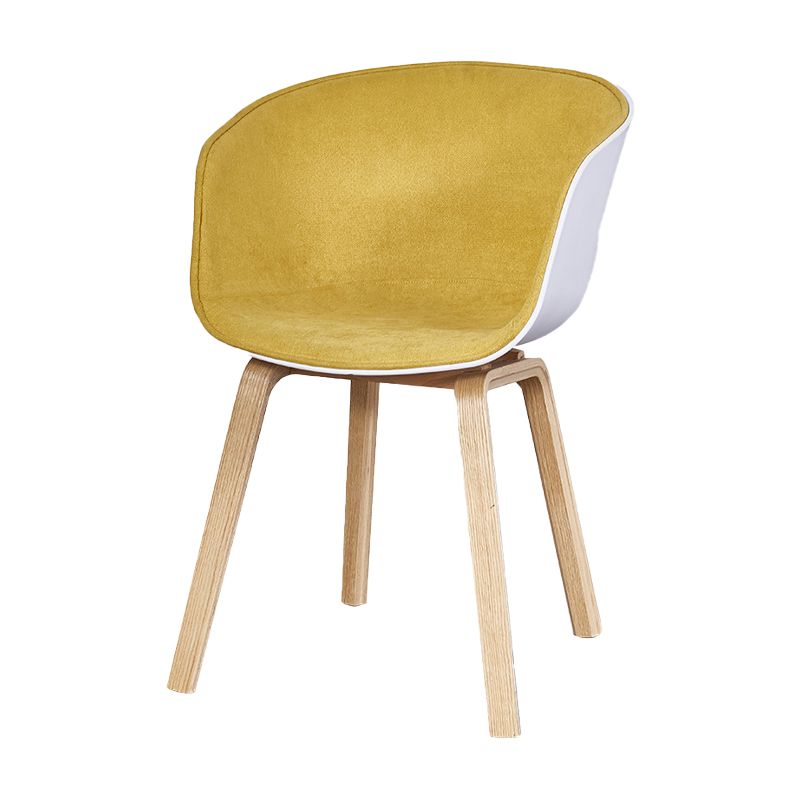 Modern Style Dining Chairs Dining Armless Side Chair with Wooden Legs Clearhalo ' kitchen&dining_furn' 'Dining Chairs' 'Dining Tables & Seating' 'dining_chair' 'furn' 'furn_dining_chair' 'Furniture' 'furniture_dining_chair' 'Kitchen & Dining Furniture' 'kitchen' 1200x1200_c51469f4-607f-460a-93ea-5c9bfb051ead