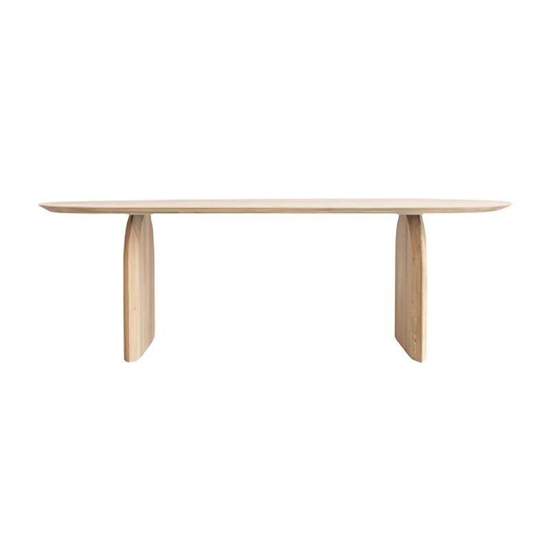 Pine Solid Wood Dining Table Contemporary Dining Site Table with Double Pedestal Clearhalo ' dining_table' 'Dining Tables & Seating' 'Dining Tables' 'furn' 'furn_dining_table' 'Furniture' 'furniture_dining_table' 'Kitchen & Dining Furniture' 'kitchen&dining_furn' 'kitchen' 'kitchen_dining_table' 1200x1200_c515e259-fe2e-45bf-bd12-ae668abda30e