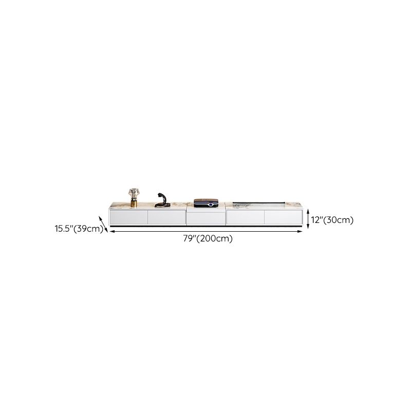 Contemporary Media Console TV Stand Stone TV Stand Console with Drawers Clearhalo 'furn' 'furn_tv_stands_entertainment_centers' 'Furniture' 'Living Room Furniture' 'TV Stands & Entertainment Centers' 'TV Stands & Media Storage Furniture' 'tv_stands_entertainment_centers' 1200x1200_c5163479-56a3-41be-8f45-6237f66cf422