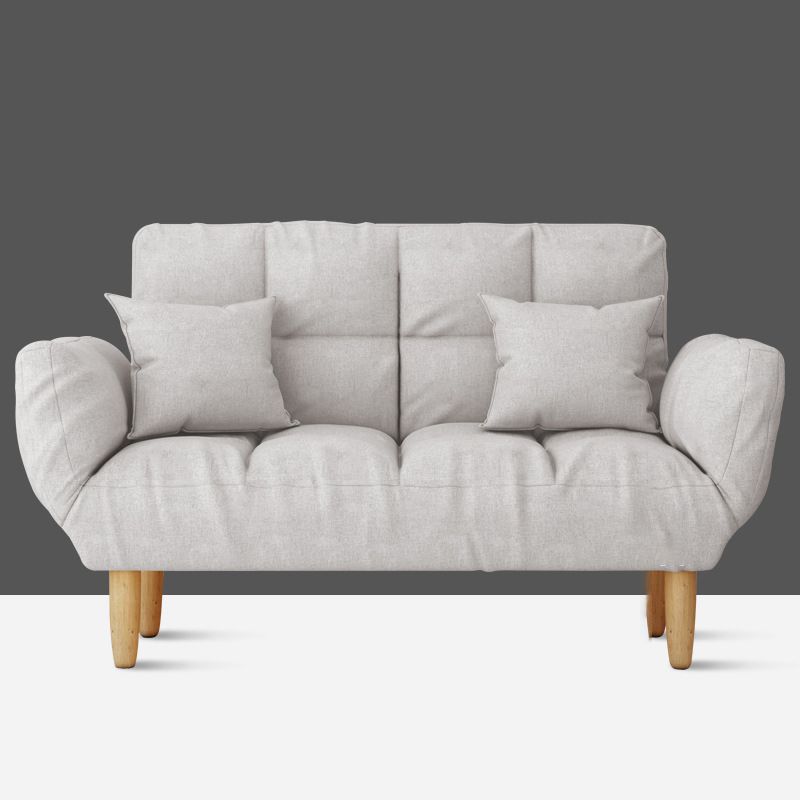 Divano a braccio quadrato convertibile da biscotto del soggiorno contemporaneo