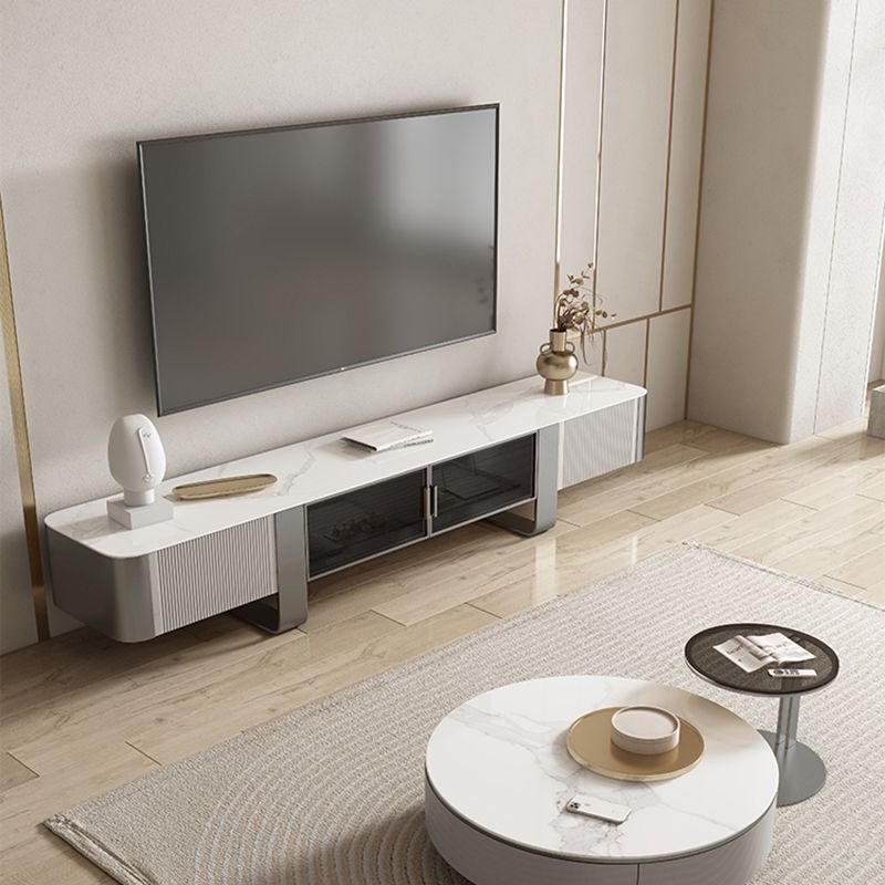 Consola de TV de almacenamiento cerrada estilo Luxury Home Stonter Stoner TV gabinete