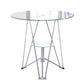 Contemporary Round Dining Room Table Tempered Glass Table with Pedestal Table Clearhalo ' dining_table' 'Dining Tables & Seating' 'Dining Tables' 'furn' 'furn_dining_table' 'Furniture' 'furniture_dining_table' 'Kitchen & Dining Furniture' 'kitchen&dining_furn' 'kitchen' 'kitchen_dining_table' 1200x1200_c518b07a-fac9-4f5e-a43d-aeb56ca8fe4f