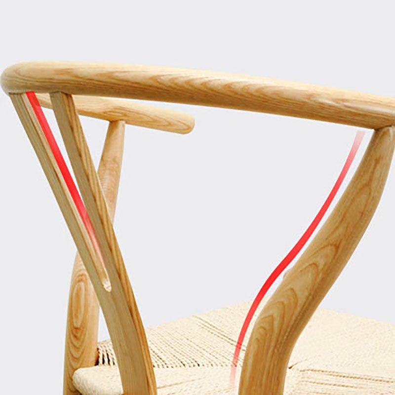 Contemporary Wood Dining Room Chair Wicker Single Dining Chair for Home Use Clearhalo ' kitchen&dining_furn' 'Dining Chairs' 'Dining Tables & Seating' 'dining_chair' 'furn' 'furn_dining_chair' 'Furniture' 'furniture_dining_chair' 'Kitchen & Dining Furniture' 'kitchen' 1200x1200_c519e051-4557-445d-95e7-1817977e9edb