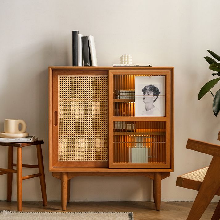 Porta scorrevole in legno massiccio mobile server moderno con spazio per la cucina