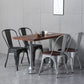 Industrial Dining Room Table Pine Solid Wood Table with Metal Base for Home Kitchen Dinner Clearhalo ' dining_table' 'Dining Tables & Seating' 'Dining Tables' 'furn' 'furn_dining_table' 'Furniture' 'furniture_dining_table' 'Kitchen & Dining Furniture' 'kitchen&dining_furn' 'kitchen' 'kitchen_dining_table' 1200x1200_c51e7c2b-34cf-4ccf-935a-ee31bb95f186