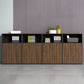 Modern Style Lateral File Cabinet Wood Filing Cabinet with Locking Storage