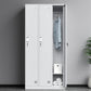 Metal Modern Hinged Door Cabinet Grey Storage Cabinet for Home Clearhalo 'Armoires & Wardrobes' 'armoires_wardrobes' 'Bedroom Furniture' 'furn' 'furn_armoires_wardrobes' 'Furniture' 1200x1200_c5211cf2-19bc-4a2f-b357-d8ebb04f289e