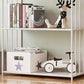 Scandinavian Open Back Bookshelf Metal Shelf Bookcase for Study Room