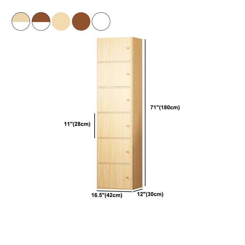 Zeitgenössisches Rechteck hergestellt Holz und Knöpfe mit Türen Brust