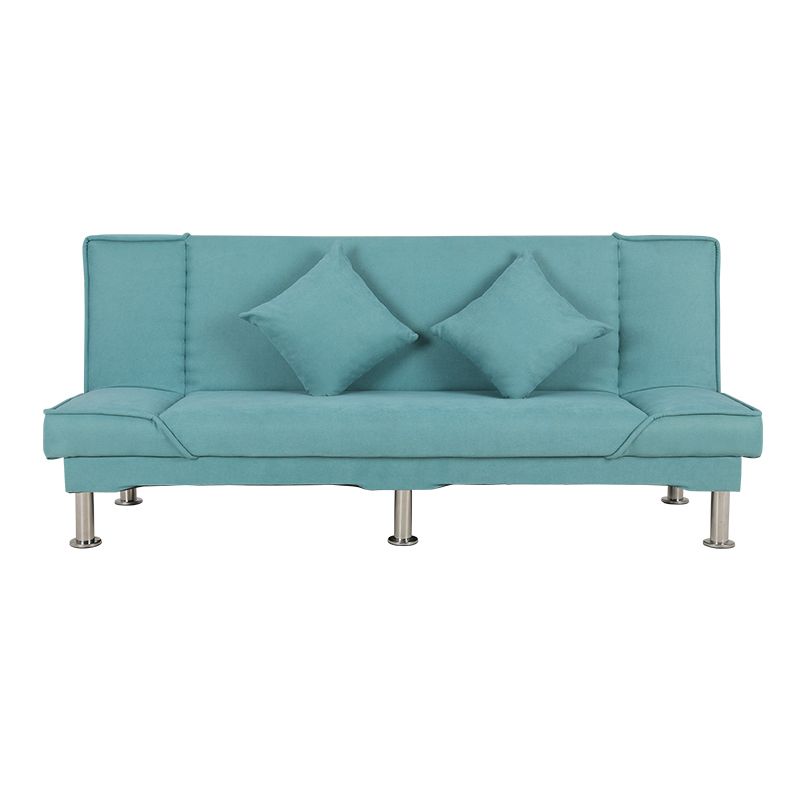 Contemporary Armless Convertible Sofa Linen Foldable Sofa for Apartment Clearhalo 'furn' 'furn_sofas' 'Furniture' 'Living Room Furniture' 'Sofa' 'sofas' 1200x1200_c52791a6-fd63-41d0-bb0c-33e8eefc3b77