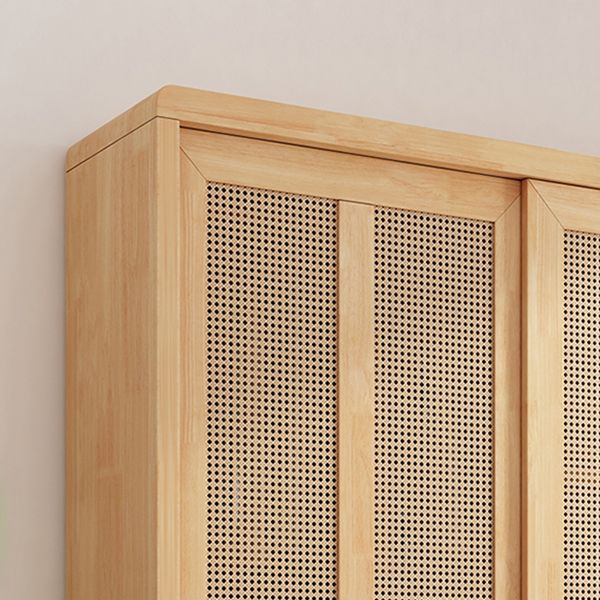 Armadio del guardaroba in legno di gomma Armade a scorrimento scorrevole contemporaneo