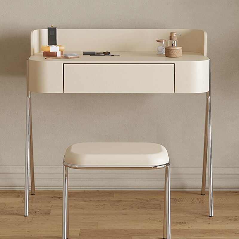 Wood Standing Makeup Vanity Set Modern Makeup Vanity with Metal Base Clearhalo 'Bedroom Furniture' 'furn' 'furn_makeup_vanities' 'Furniture' 'Makeup Vanities' 'makeup_vanities' 1200x1200_c529a54f-12f6-4eb0-9a8c-24f3ddfdb9a6