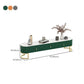 Contemporary TV Console Enclosed Storage TV Media Stand with Drawers