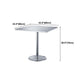 Industrial Style Furniture Stainless Steel Dining Site Table with Pedestal Base Clearhalo ' dining_table' 'Dining Tables & Seating' 'Dining Tables' 'furn' 'furn_dining_table' 'Furniture' 'furniture_dining_table' 'Kitchen & Dining Furniture' 'kitchen&dining_furn' 'kitchen' 'kitchen_dining_table' 1200x1200_c52a6f15-dc33-499f-9275-c39289f4fae6