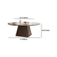 Contemporary Sintered Stone Table Round Table Set 1/6/8/9/12 Pieces Dining Set Clearhalo 'Dining Room Sets' 'Dining Tables & Seating' 'dining_room_set' 'furn' 'furn_dining_room_set' 'Furniture' 'Kitchen & Dining Furniture' 1200x1200_c52b678e-c11a-486c-8035-264616fd76b2