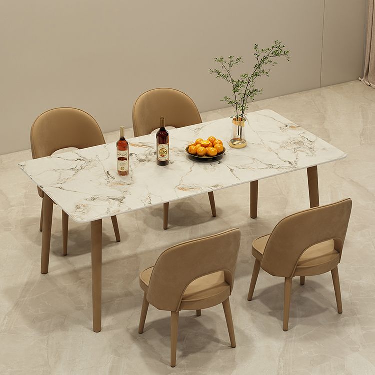 Zeitgenössischer Stil gepolsterte 4 Beine Esszimmer für Wohnzimmer