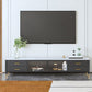 17.75 "W TV Stand Stand Glam -stijl ingesloten opslag tv -console met 4 laden