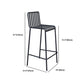 1/3/4 Pieces Industrial Bar Stool and Table Set Metal Bar Table Set