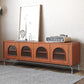 Vintage Cherry Media Console Enclosed Storage TV Stand for Living Room Clearhalo 'furn' 'furn_tv_stands_entertainment_centers' 'Furniture' 'Living Room Furniture' 'TV Stands & Entertainment Centers' 'TV Stands & Media Storage Furniture' 'tv_stands_entertainment_centers' 1200x1200_c53081ec-c7a0-4b86-a0ca-3f9ac2243435