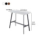 Contemporary Rectangle Bar Counter Table Sintered Stone Dining Table for Restaurant Clearhalo 'Bar Furniture' 'Bar Tables' 'bar_tables' 'furn' 'furn_bar_tables' 'Furniture' 'furniture_bar_tables' 'Kitchen & Dining Furniture' 1200x1200_c530bd60-73ca-4e29-9116-8d0aa9b57c76