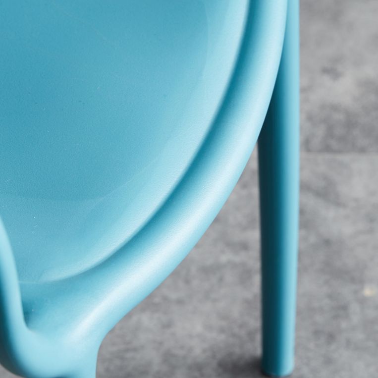 Contemporary Style Stackable Plastic Dining Chairs Open Back Kitchen Arm Chair Clearhalo 'Dining Chairs' 'Dining Tables & Seating' 'dining_chair' 'Furniture' 'furniture_dining_chair' 'Kitchen & Dining Furniture' 1200x1200_c531ea88-69a0-4fc6-8cd7-00ce0517d377