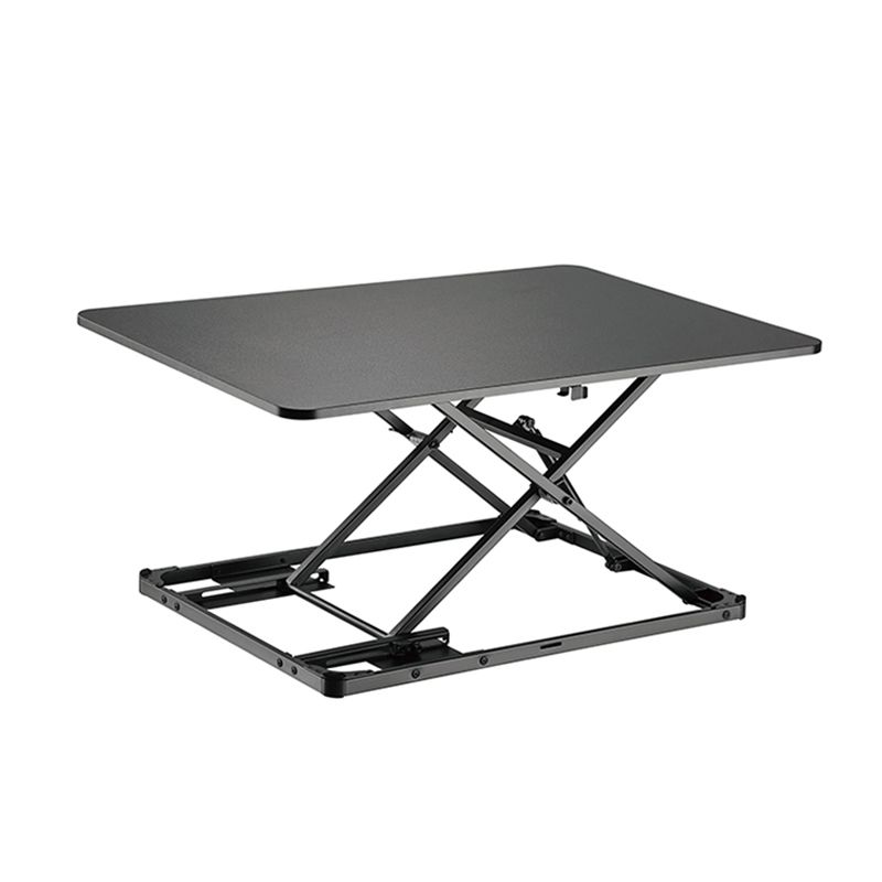 Rectangular Shaped Office Standing Desk Converter Wood in White/Black Clearhalo 'furn' 'furn_office_desk' 'Furniture' 'Office Desks' 'Office Furniture' 'office_desk' 1200x1200_c53388a3-d968-465b-bfa7-f856c3106c14