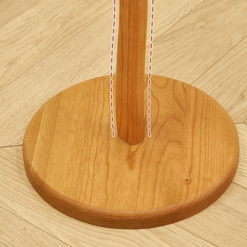 Solid Wood Corner Table Contemporary Side End Table Oval Pedestal Clearhalo 'Coffee & Accent Tables' 'End & Side Tables' 'end_side_tables' 'furn' 'furn_end_side_tables' 'Furniture' 'Living Room Furniture' 1200x1200_c5344361-09c6-45bf-b226-b6bba64c0c6b