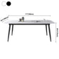 Simplicity Style Home Sintered Stone Dining Table Carbon Steel Base Rectangle Table Clearhalo ' dining_table' 'Dining Tables & Seating' 'Dining Tables' 'furn' 'furn_dining_table' 'Furniture' 'furniture_dining_table' 'Kitchen & Dining Furniture' 'kitchen&dining_furn' 'kitchen' 'kitchen_dining_table' 1200x1200_c5350623-a06d-406b-8eb8-1a11300e1eb6