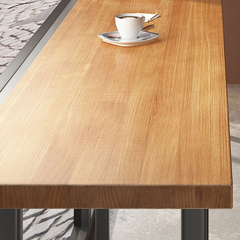 Ensemble de Table de Bar moderne, 1/7 pièces, Table de comptoir rectangulaire en bois de pin pour dépanneur