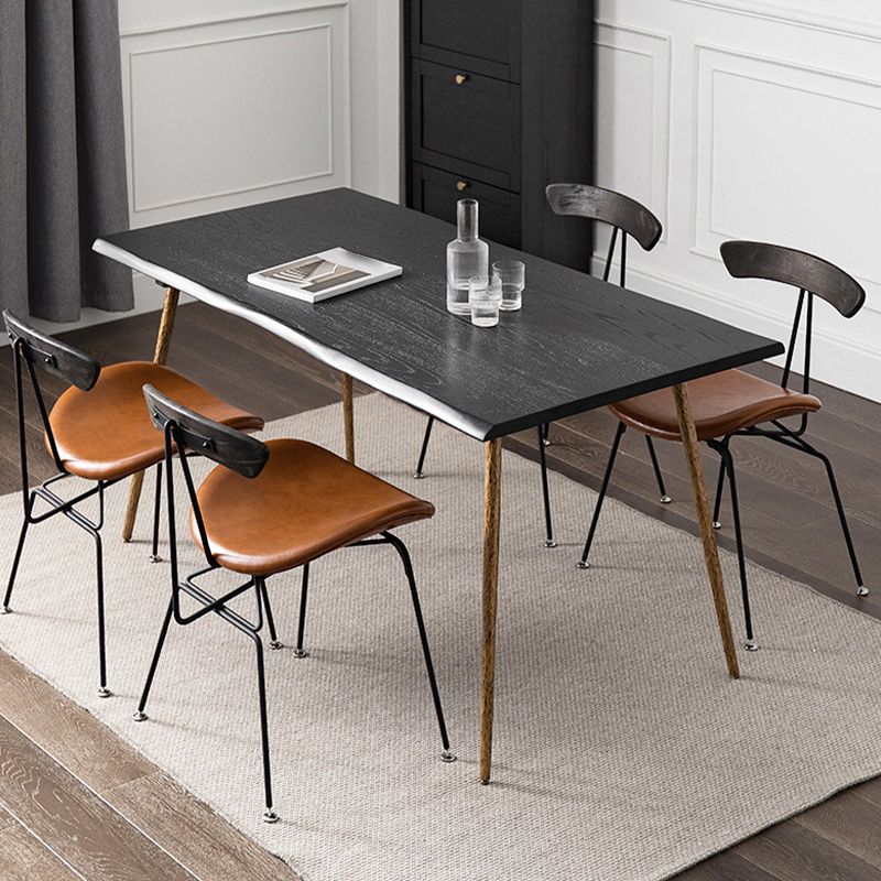 Tavolo da pranzo in legno massiccio tradizionale tavolo da pranzo di lusso con cornice dorata