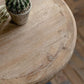 Wood Round Top Side Table Iron Pedestal End Table - Distressed Surface Treatment Clearhalo 'Coffee & Accent Tables' 'End & Side Tables' 'end_side_tables' 'furn' 'furn_end_side_tables' 'Furniture' 'Living Room Furniture' 1200x1200_c53751ac-d381-4470-b01d-a8cf4a82fb42
