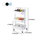 3-Shelf Plastic Geometric Bookcase Contemporary Book Shelf with Wheels Clearhalo 'Bookcases' 'furn' 'furn_bookcases' 'Furniture' 'furniture_bookcases' 'Office Furniture' 1200x1200_c5395a9a-c981-4eb2-985b-88682dd67dd6