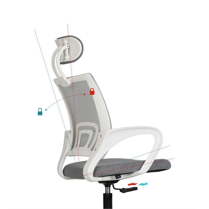 Modern Style Ergonomic Task Chair Tilt Mechanism Office Chair with Fixed Arms Clearhalo 'furn' 'furn_office_chair' 'Furniture' 'furniture_office_chair' 'Office Chairs' 'Office Furniture' 'office_chair' 1200x1200_c53aded7-9cb1-48bf-a034-9285bcc8a207