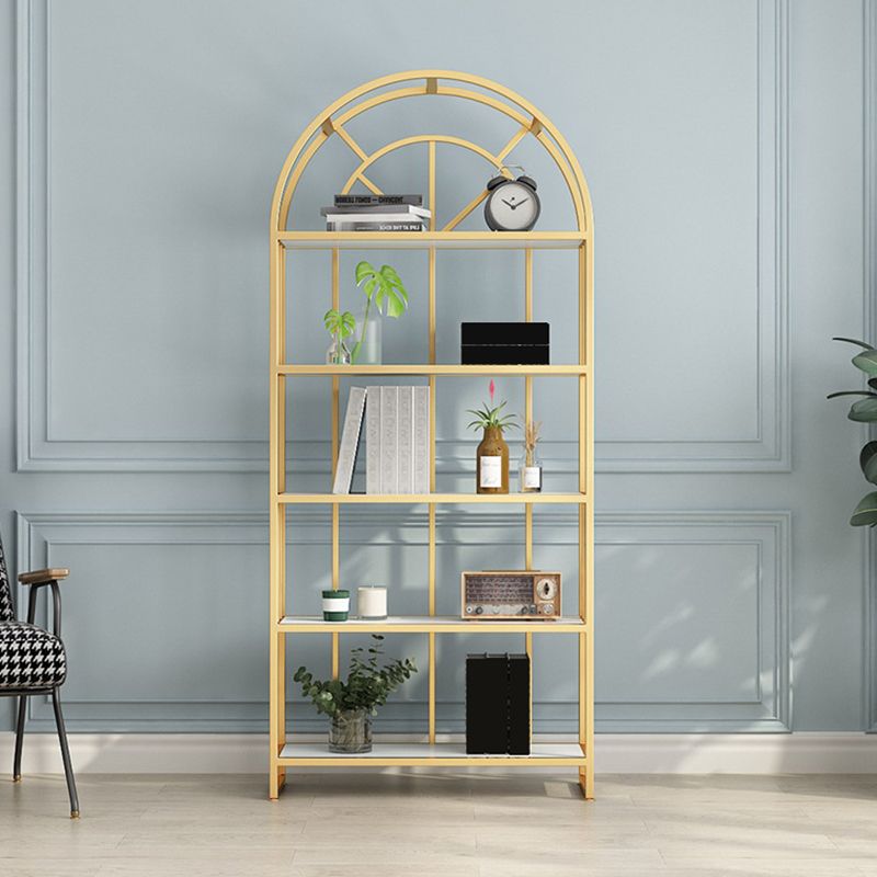 70.9" H X 11.8" W Modern Book Shelf Metal Open Bookcase for Home Office