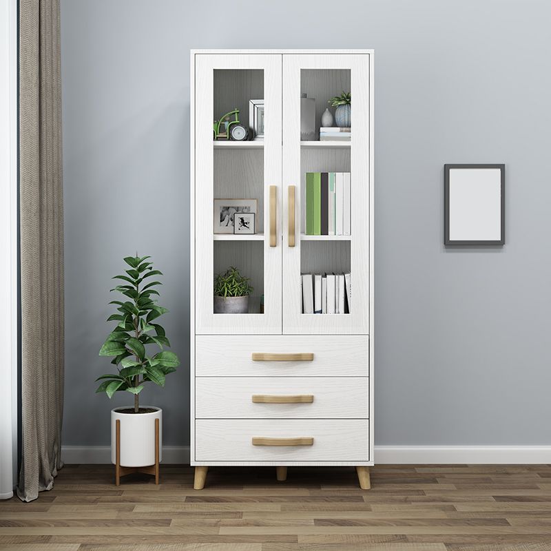 Modern Style Standard Bookcase Closed Back Bookshelf with Drawer Storage Clearhalo 'Bookcases' 'furn' 'furn_bookcases' 'Furniture' 'furniture_bookcases' 'Office Furniture' 1200x1200_c53af71b-c2cd-4679-9f1e-58f719057aab